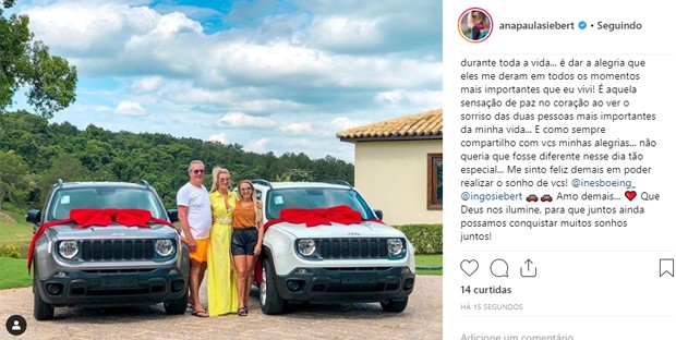 Ana Paula Siebert ostenta R$ 28 mil em mala e acessórios de viagem - Quem