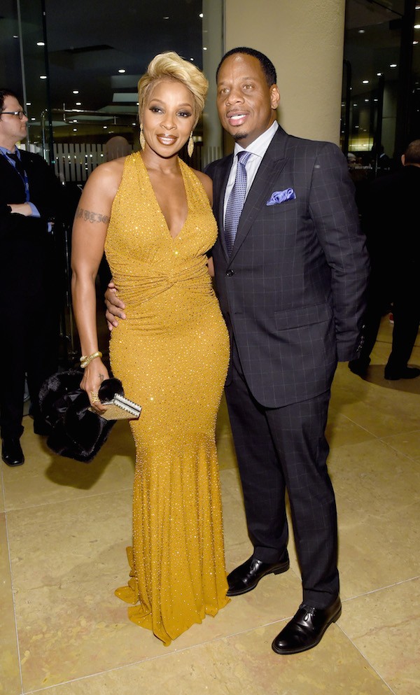 A cantora Mary J. Blige com o ex-marido (Foto: Getty Images)