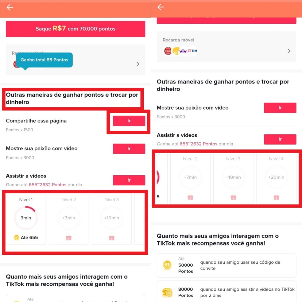 como colocar codigo no tiktok lite e ganhar dinheiro assistindo a videos redes sociais techtudo