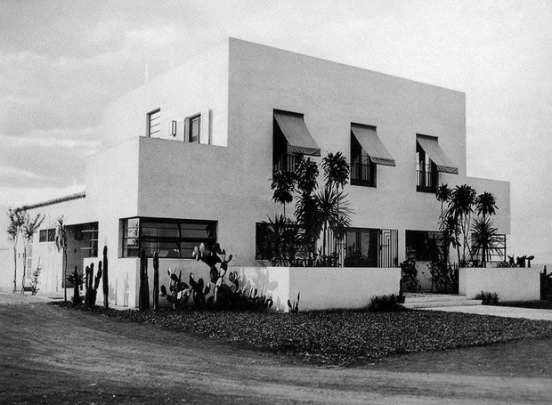 A primeira casa modernista do Brasil encontra-se na Vila Mariana, em São Paulo (Foto: Caupa.gov / Reprodução)