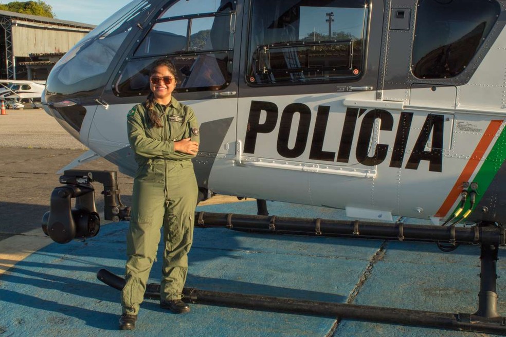 Lívia Marinho se tornou a primeira comandante mulher do estado — Foto: Divulgação/PMCE