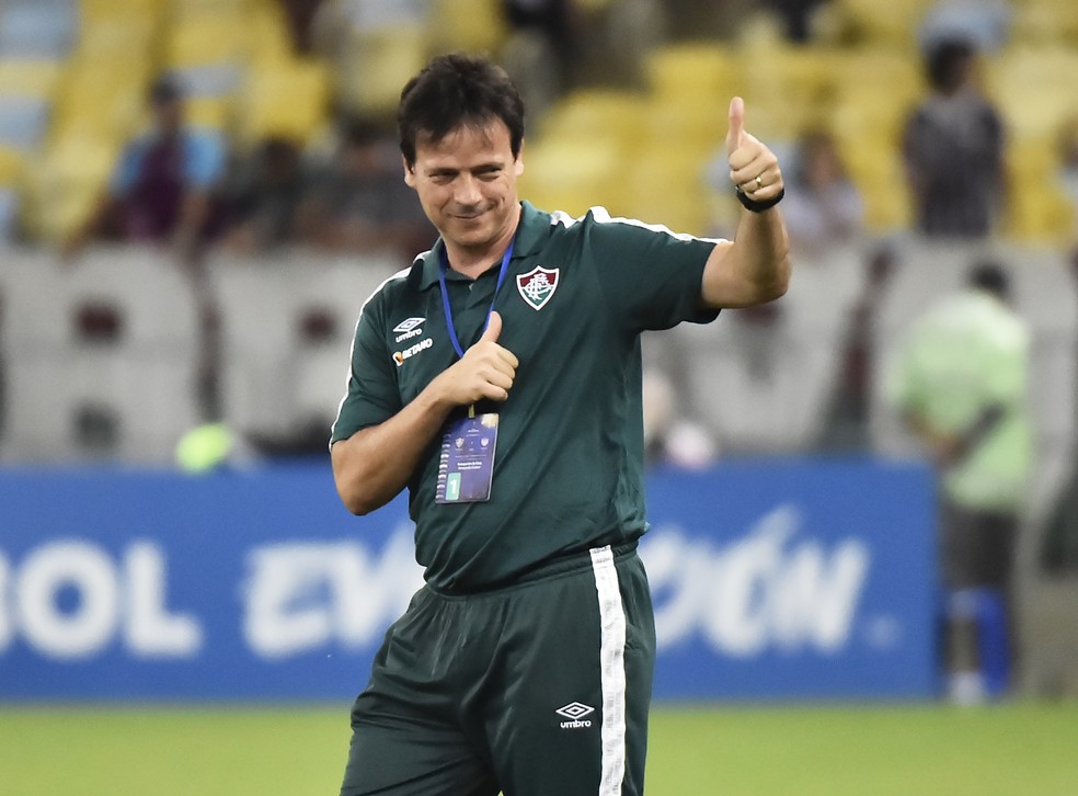 Fernando Diniz, em Fluminense x Junior Barranquilla - Copa Sul-Americana, Maracan� � Foto: Andr� Dur�o