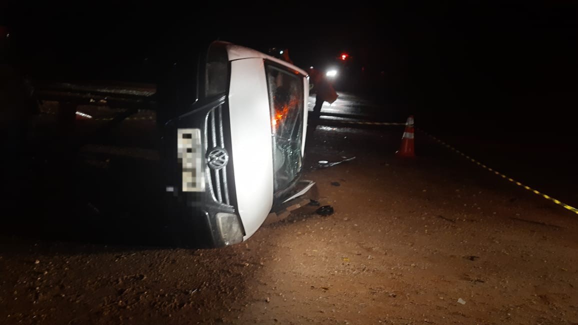 Motorista morre e passageira fica ferida em acidente na RSC-471, em Encruzilhada do Sul, diz CRBM