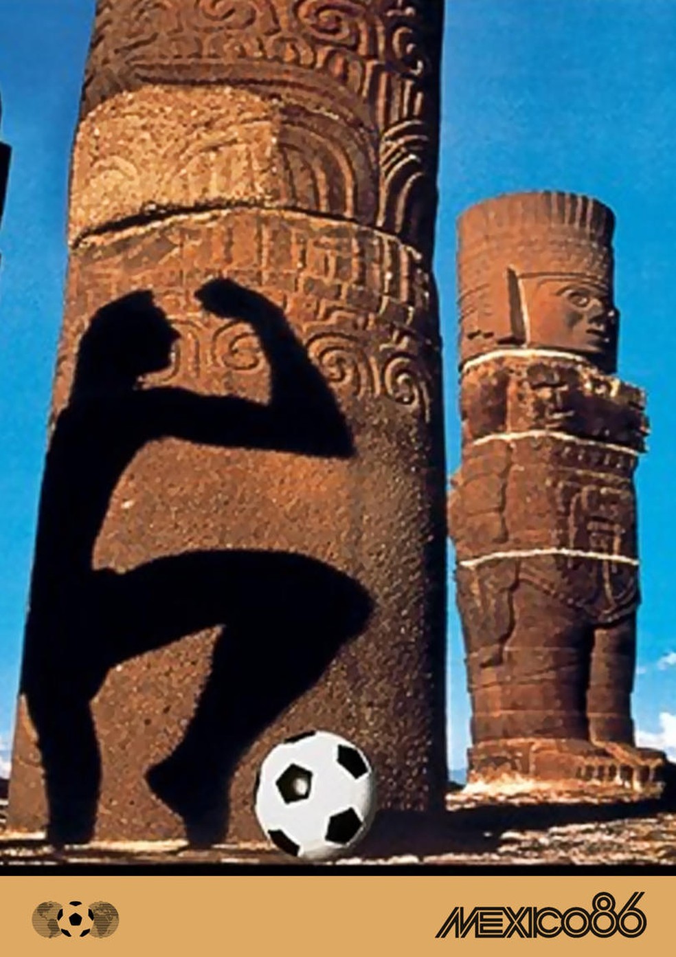 Pôster Copa do Mundo 1986 — Foto: Divulgação/Fifa