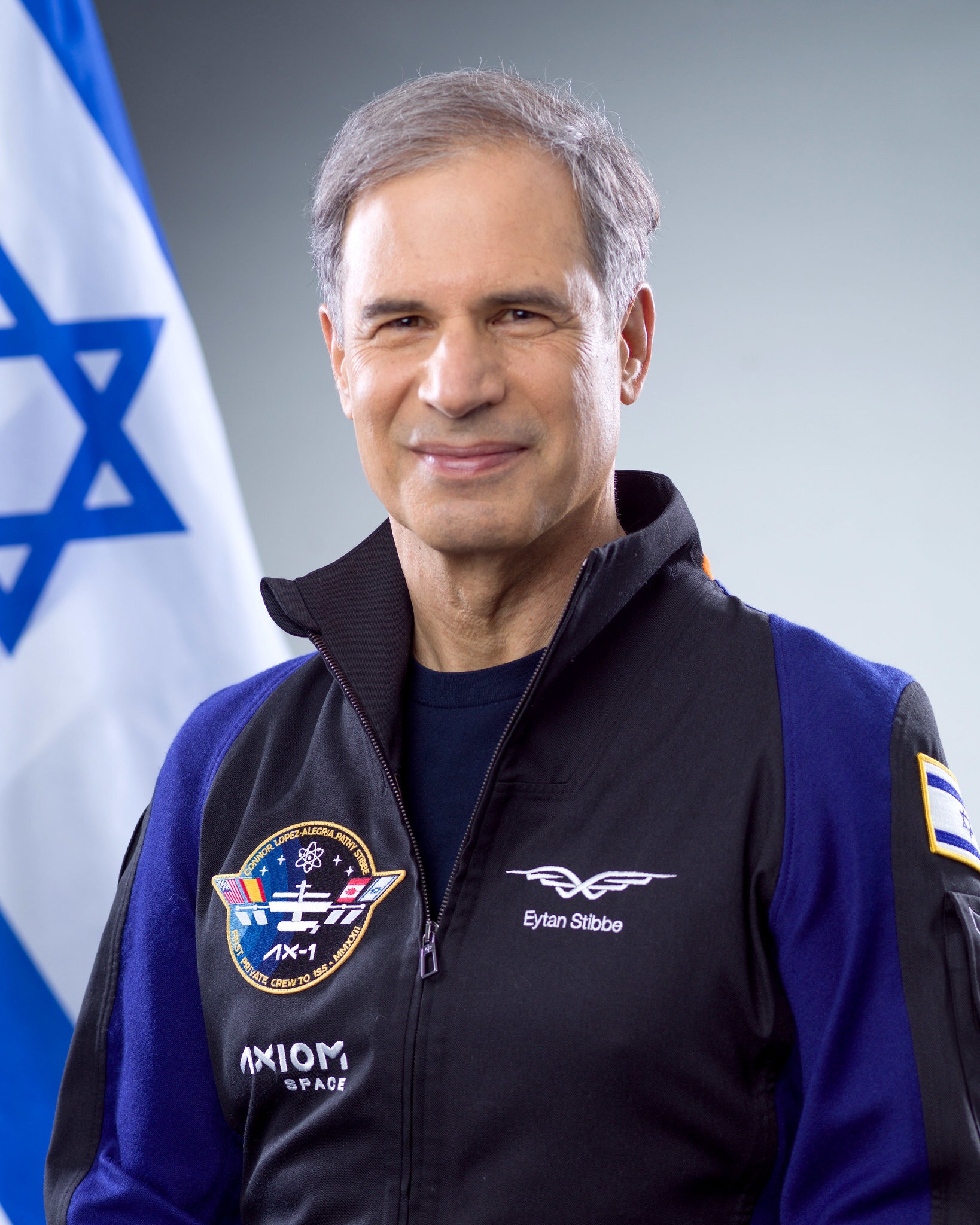 Eytan Stibbe já serviu como piloto de caça na Força Aérea de Israel  (Foto: Axiom Space)