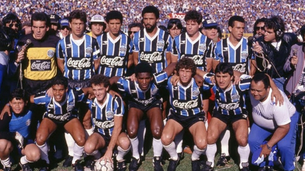 O time do Grêmio campeão da Copa do Brsail de 1989 — Foto: Divulgação