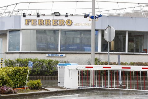 Fábrica da Ferrero na Bélgica (Foto: EPA)