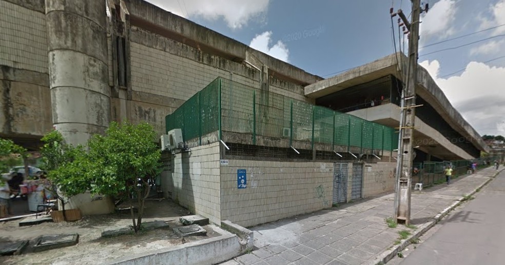 Estação Cavaleiro do Metrô fica em Jaboatão dos Guararapes, no Grande Recife  — Foto: Reprodução/Google Street View