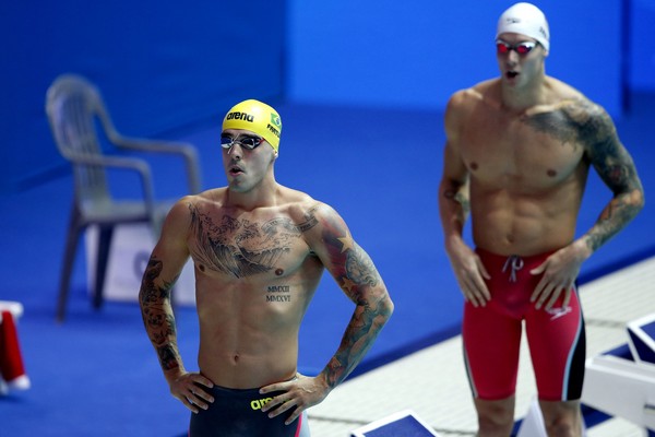 Revezamento 4x200m Bate Recorde Sul Americano Vai A Final E Garante Vaga Olimpica Natacao Ge