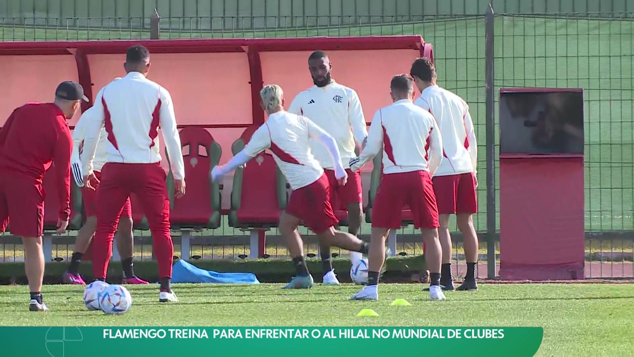 Flamengo treina para enfrentar o Al Hilal no Mundial de Clubes