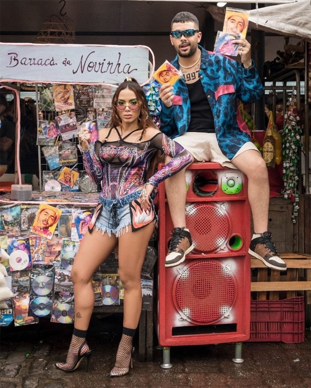Pedro Sampaio e Anitta lançam No Chão Novinha (Foto: Reprodução / Instagram)