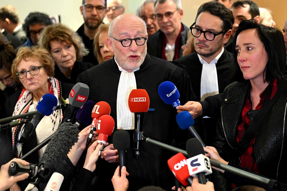 O advogado Alain Jakubowicz, que representou os civis no processo da queda do voo 447, da Air France — Foto: AFP/Bertrand Guay