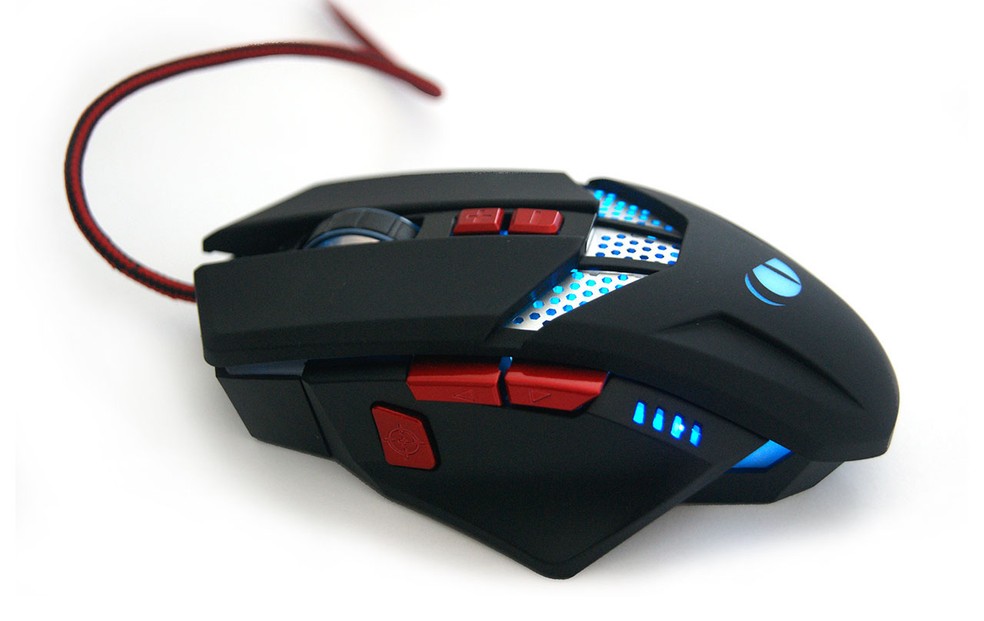 Mouse Gamer Predator Leadership 6782 tem oito botões personalizáveis. — Foto: (Foto: Divulgação/Leadership)