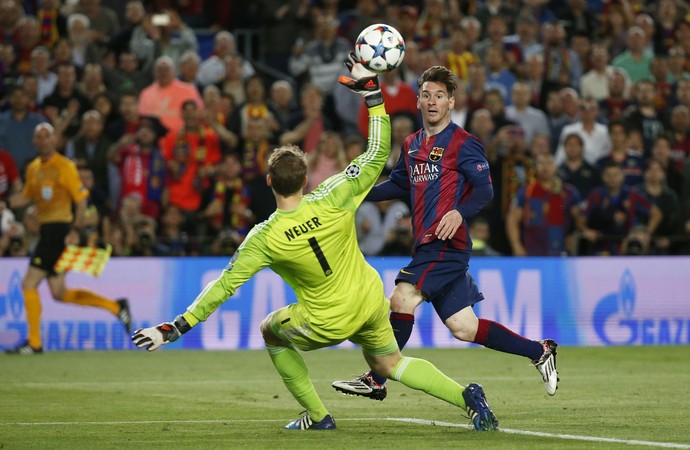 Messi gol Barcelona x Bayern (Foto: Reuters)