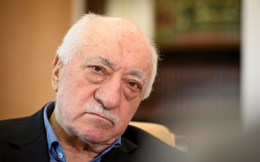 O clérigo islâmico Fetullah Gülen foi acusado pelo presidente turco de estar por trás da tentativa de golpe de Estado — Foto: Reuters/Charles Mostoller/File Photo