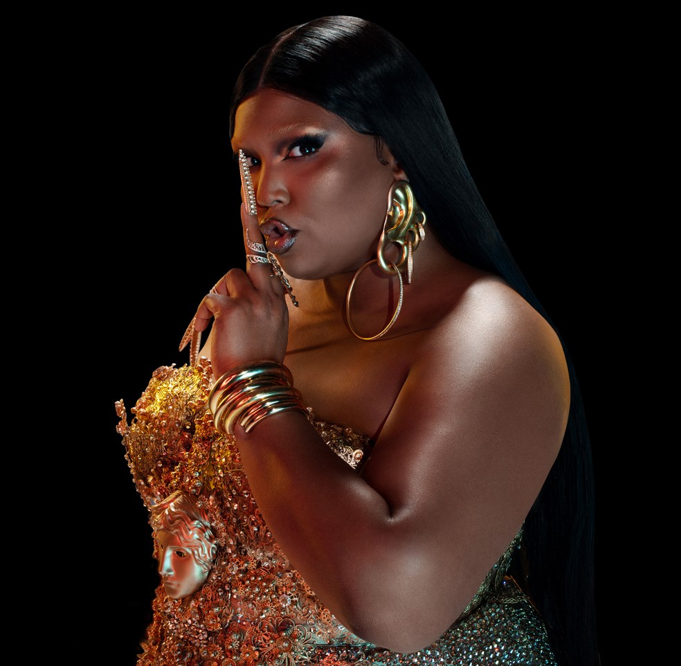 Lizzo em foto de divulgação do single 'Rumors' — Foto: Divulgação
