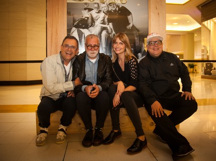 Paulo Borges, Paulo Martinez, Ana Claudia Michels e DJ Zé Pedro   
