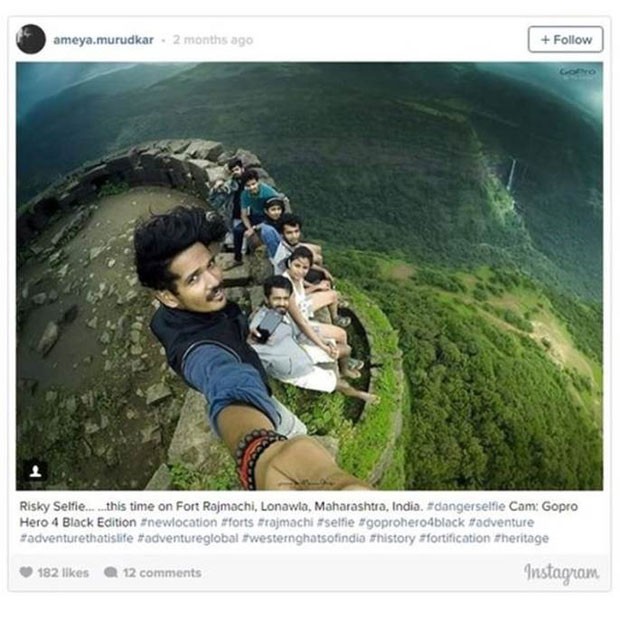Índia é o país que mais registrou mortes causadas por selfies. (Foto: Reprodução/BBC) Índia é o país que mais registrou mortes causadas por selfies. (Foto: Reprodução/BBC)
