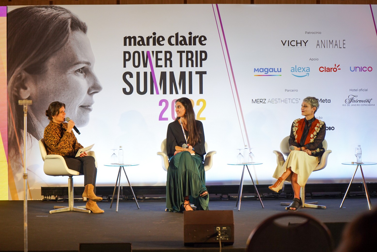 Daniela Cachich e Gabriela Comazzetto debateram a função das marcas no metaverso durante o terceiro dia do Power Trip Summit 2022  (Foto: Bléia Campos)