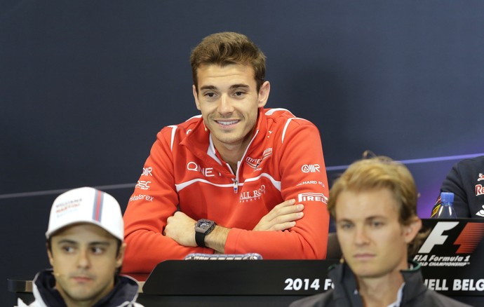 Jules Bianchi coletiva de imprensa GP da Bélgica (Foto: Reuters)