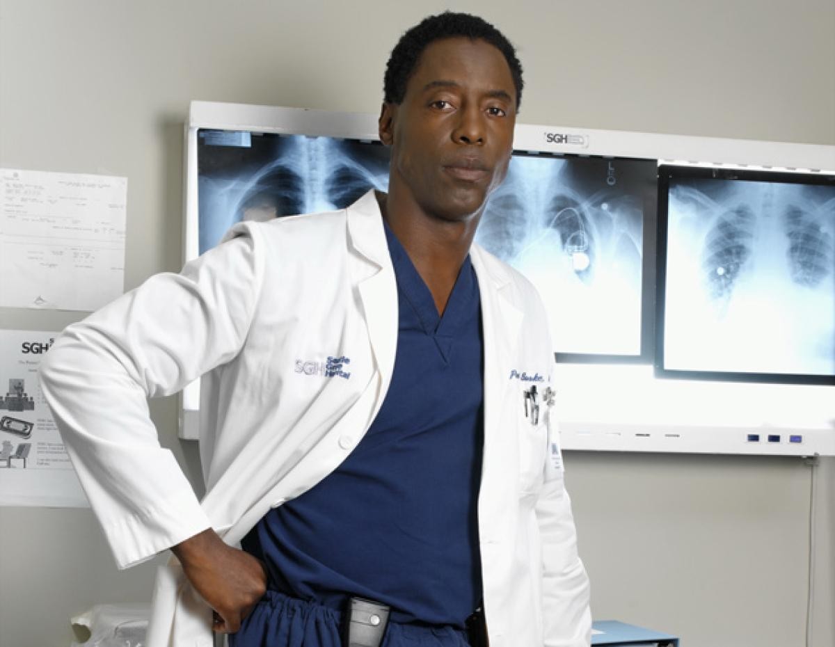 Isaiah Washington na pele do Dr. Preston Burke na série 'Grey's Anatomy' (Foto: Divulgação)
