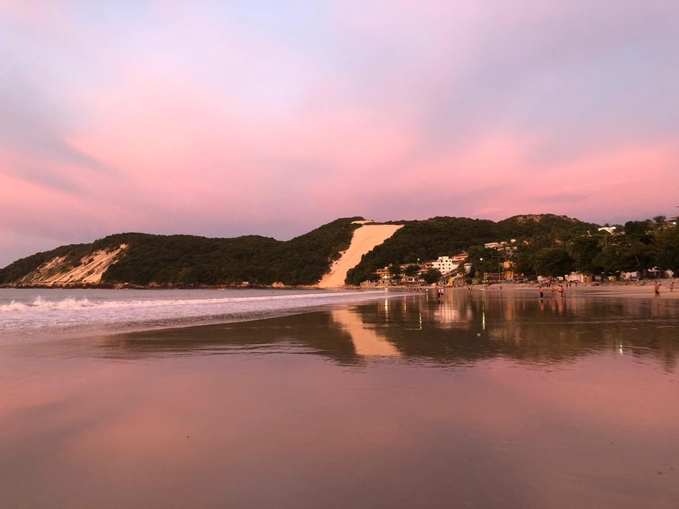 Praia de Ponta Negra em Natal &mdash; Foto: Matheus Mesgrael