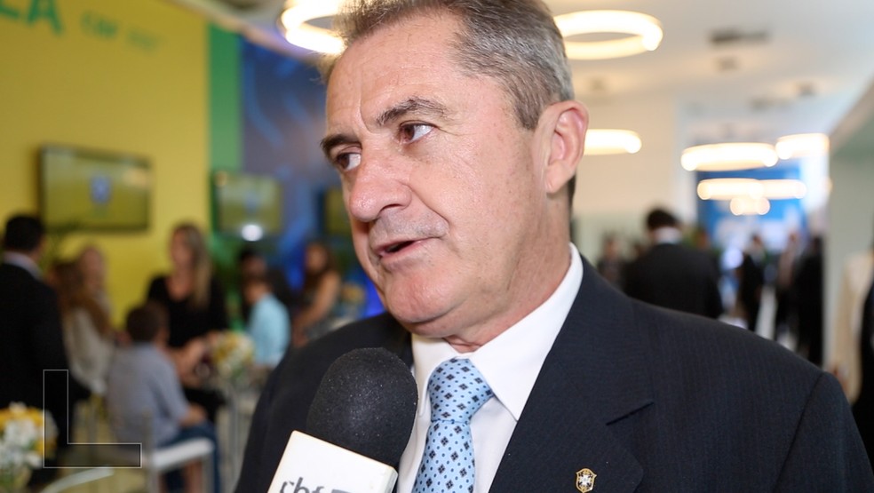 Francisco Novelletto, vice-presidente da CBF, está se recuperando de Covid-19 — Foto: Divulgação/CBF