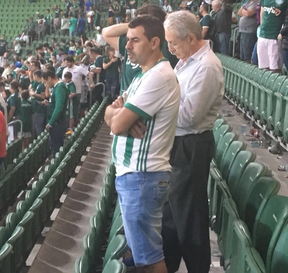 Foto de torcedor do Verdão parecido com Fábio Carille agita torcidas nas redes