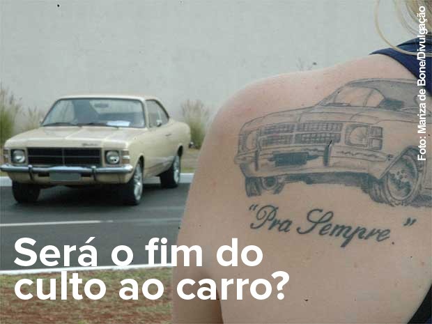 Mariza de Bone, a Joice do Opala, eternizou o carro dela em tatuagem  (Foto: Mariza de Bone/Divulgação)