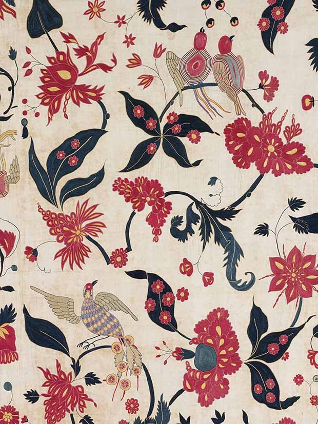 Wall hanging (detail), cotton appliqué Gujarat for the Western market, circa 1700  (Foto: Fabric of India Victoria & Albert Museum )
