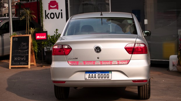 Carro da Kovi, startup que opera como locadora de veículos (Foto: Divulgação)