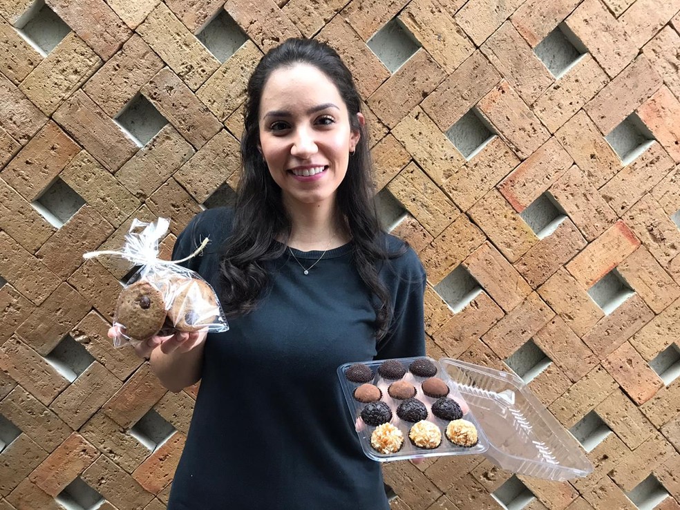 Aoós o sucesso dos cookies, Laís Lima começou a vender outros produtos — Foto: Foto: Arquivo Pessoal