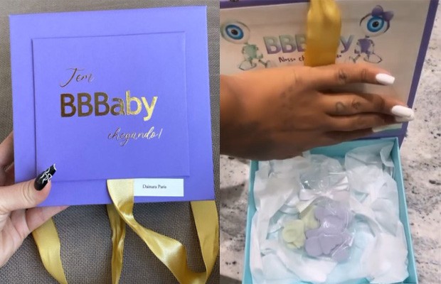 Viih Tube mostra detalhes do convite de chá revelação do bebê (Foto: Reprodução/ Instagram)