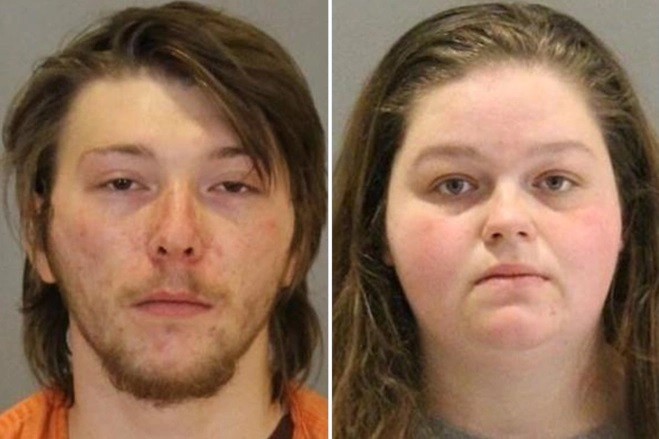 Theodor Hurt e Dakota Vick foram presos em Nebraska, nos Estados Unidos (Foto: Reprodução/ Daily Mail)