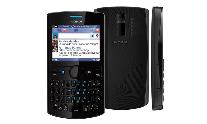 Nokia Asha 205 tem acesso à redes sociais e mensageiros (Foto: Divulgação/Nokia)