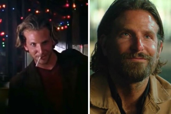 Bradley Cooper em Sex and the City e em Nasce Uma Estrela (Foto: Reprodução)