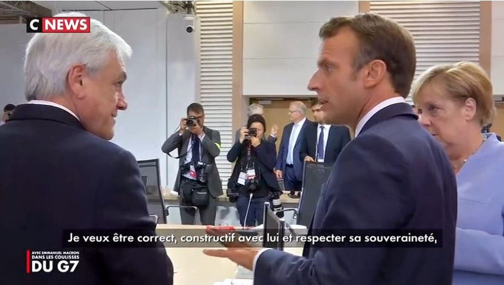 Video Macron Criticou Bolsonaro Em Almoco De Lideres Durante O G7 No Mes Passado Mundo G1