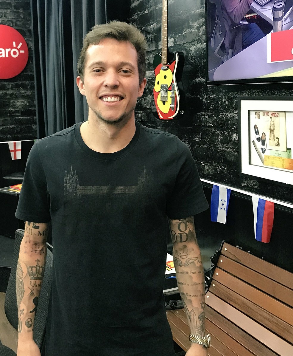 Bernard admitiu que foi sondado para voltar a defender o Galo (Foto: ReproduÃ§Ã£o / Twitter)