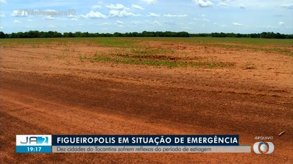 Dez cidades do Tocantins sofrem reflexos do período de estiagem