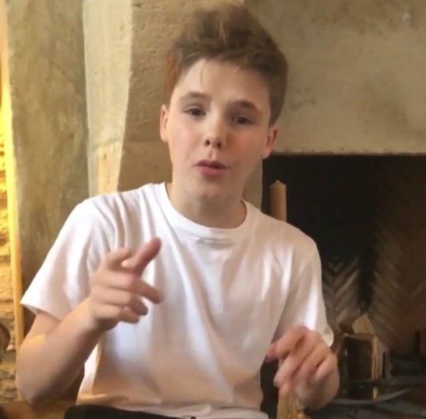 Cruz Bechkam, 13 anos, filho de Victoria e David Beckham (Foto: Reprodução Instagram)