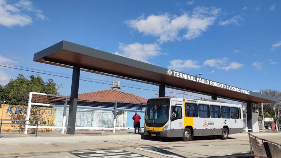 Mini terminal urbano em avenida de Rio Preto; seis ser&atilde;o constru&iacute;dos pela cidade &mdash; Foto: Divulga&ccedil;&atilde;o