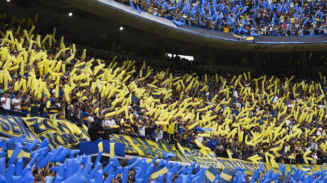 Fãs do Boca Juniors fizeram festa histórica na Bombonera