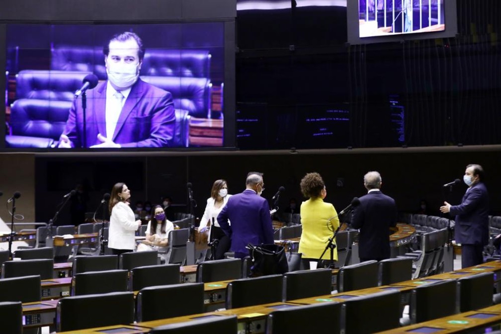 Votação de propostas legislativas na Câmara, nesta quinta-feira (10). — Foto: Maryanna Oliveira/Câmara dos Deputados