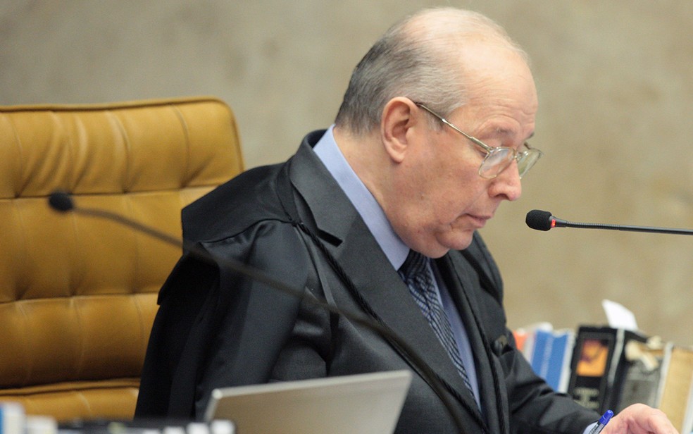 O ministro Celso de Mello, decano do STF, durante julgamento (Foto: Carlos Moura/SCO/STF)