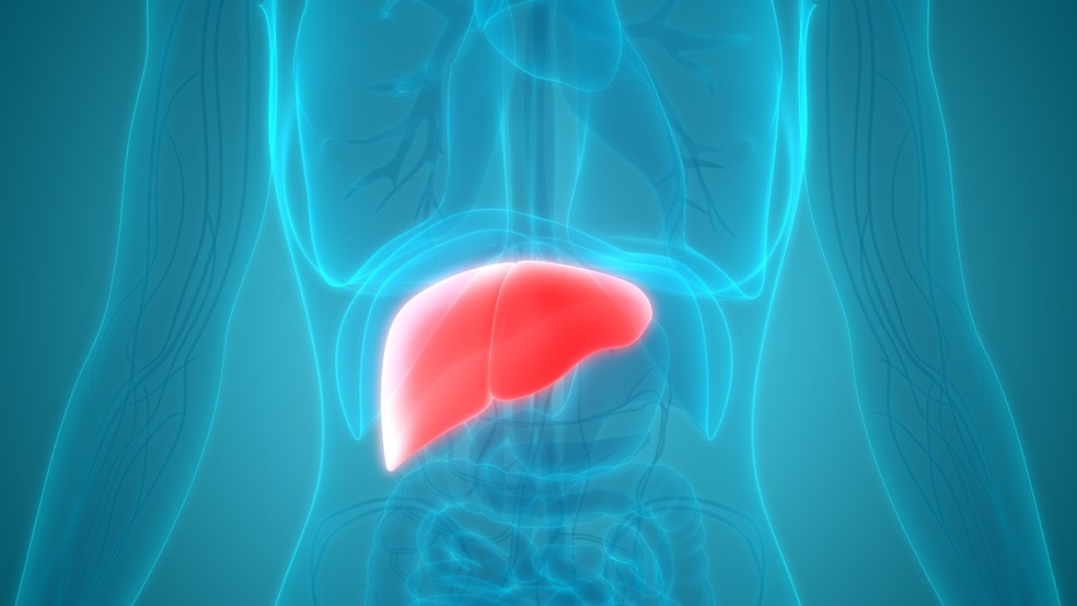 A hepatite causa uma inflamação no fígado — Foto: Istock Getty Images