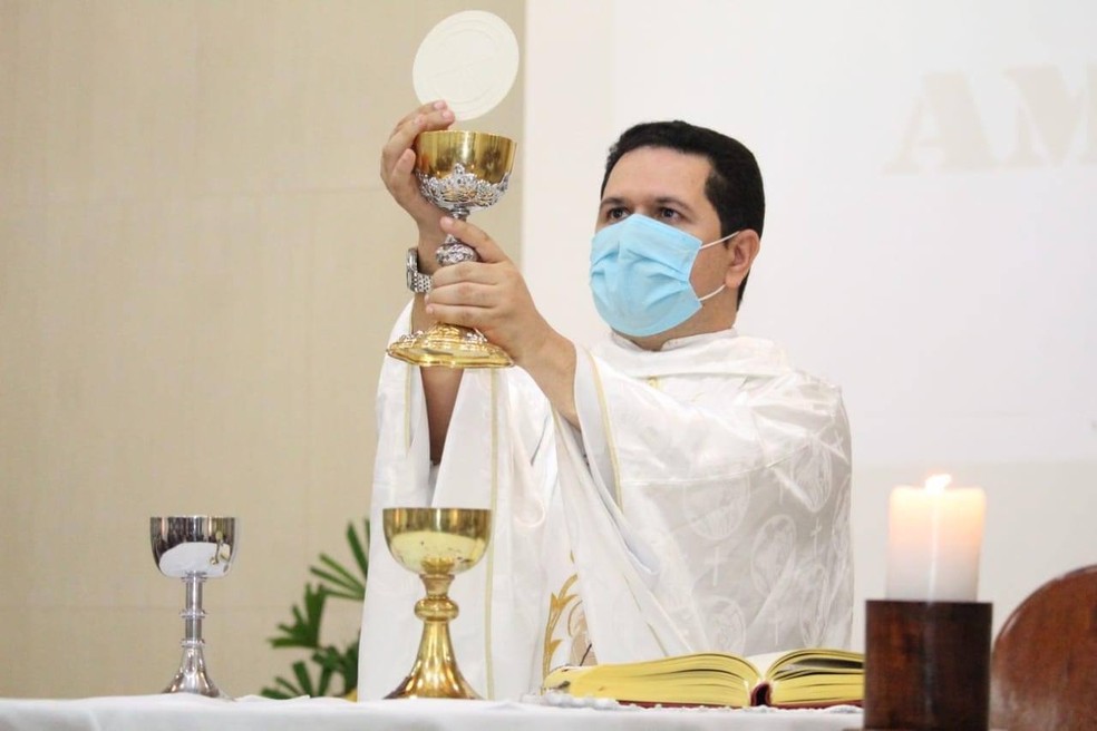 Padre Amarildo Luciano é missionário redentorista.  — Foto: Reprodução/Redes Sociais