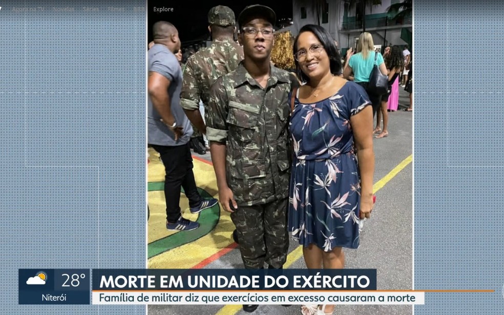 Morto em unidade do Exército, Pedro tinha 18 anos.  — Foto: Reprodução/TV Globo