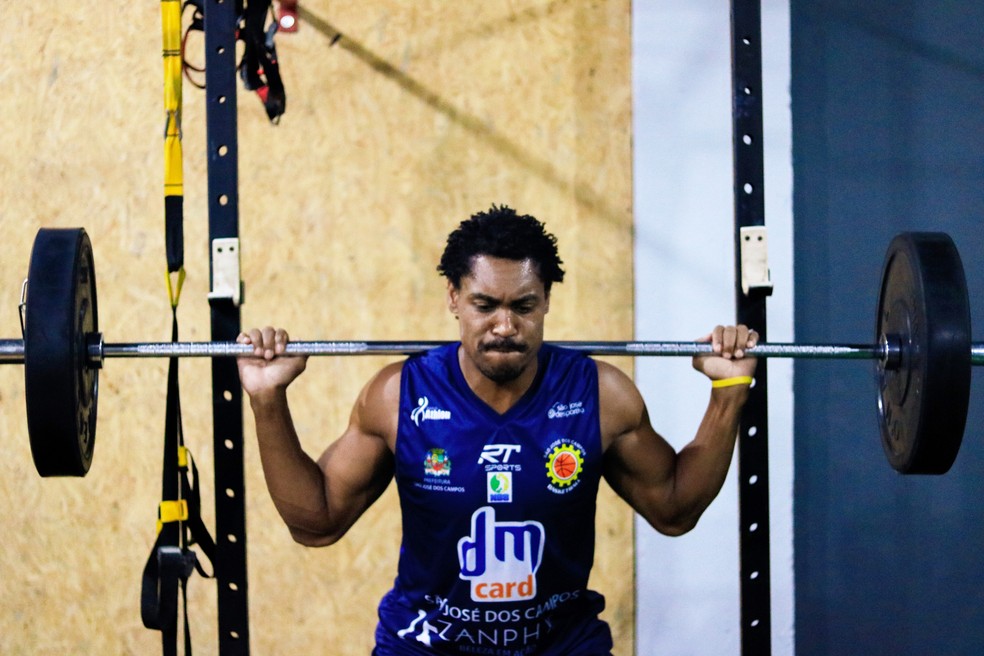 Márcio Dornelles mantém boa condição física e é titular do São José no NBB — Foto: Danilo Sardinha/GloboEsporte.com