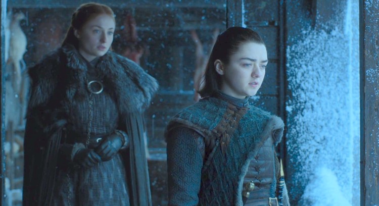 Sansa e Arya Stark, de Game of Thrones (Foto: Reprodução/HBO)