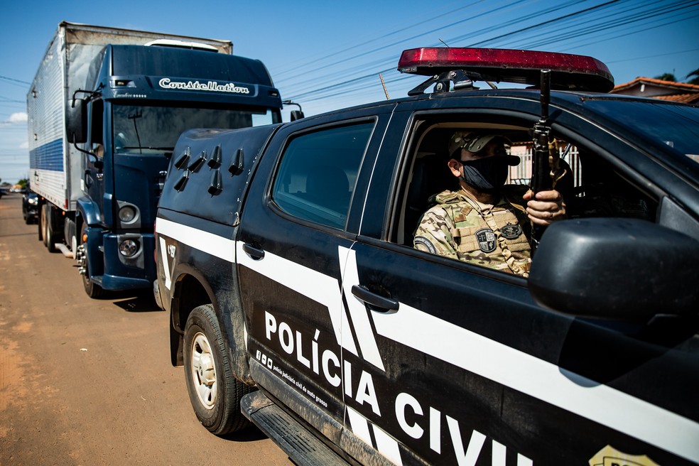 Operação foi realizada pela Polícia Civil dos estados — Foto: Christiano Antonucci - Secom MT
